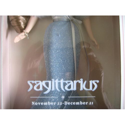 마텔 Mattel Barbie Collector Sagittarius Zodiac Doll - (November 22-December 21) Dark Blonde