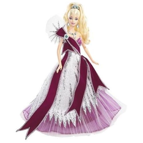 마텔 Mattel Barbie Collector Holiday 2005 Doll Designed by Bob Mackie