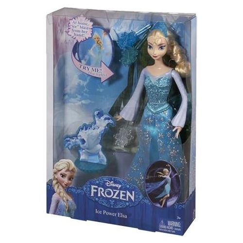 마텔 Mattel Disney Frozen Ice Power Elsa Doll