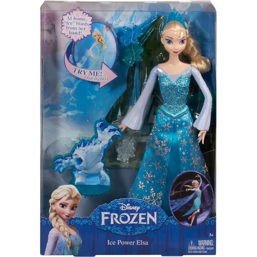 마텔 Mattel Disney Frozen Ice Power Elsa Doll