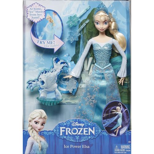 마텔 Mattel Disney Frozen Ice Power Elsa Doll