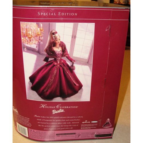 마텔 2002 Holiday Celebration Barbie Mattel