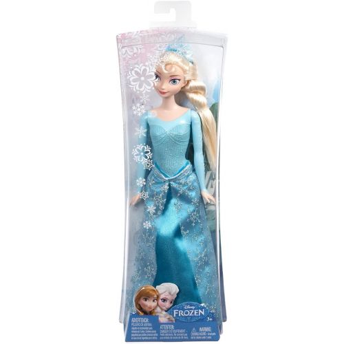 마텔 Mattel Disney Frozen Sparkle Princess Elsa Doll