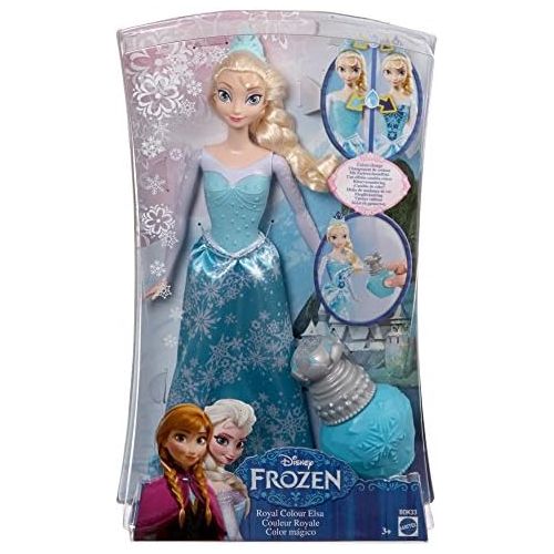 마텔 Mattel Disney Frozen Royal Color Change Elsa Doll