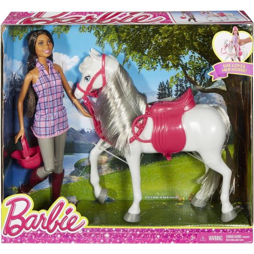 마텔 Mattel Barbie Doll and Horse