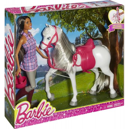 마텔 Mattel Barbie Doll and Horse