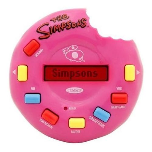 마텔 Mattel The Simpsons Twenty Questions 20 Q Electronic Trivia Game