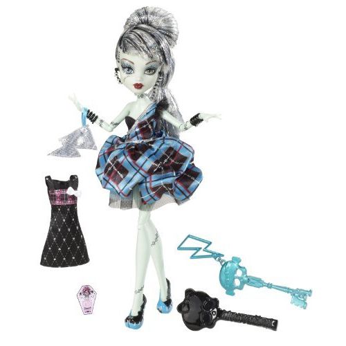 마텔 Mattel Monster High Dorakyurora 1600-year-old Memorial series Frankie Stein (W9190)