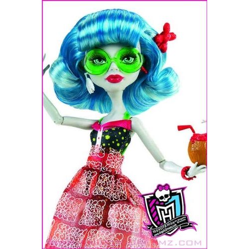 마텔 Mattel Monster High Skull Shores Draculaura and Ghoula Yelps Dolls