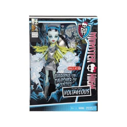 마텔 Mattel Monster High Power Ghouls Set of 2, Frankie Stein Voltageous and Toralei Catastrophe