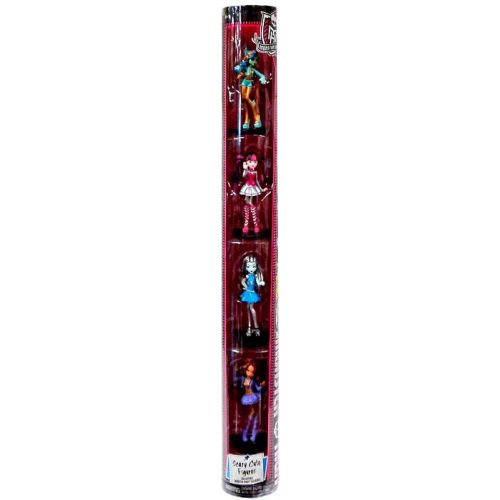 마텔 Mattel Monster High Doll Scary Cute Howl-Oween Figure 4-Pack [Draculaura, Frankie Stein, Lagoona Blue & Clawdeen Wolf]
