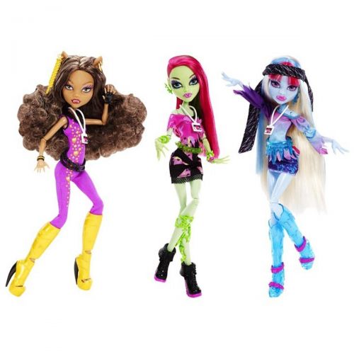 마텔 Mattel Monster High - Music Festival Set of 3
