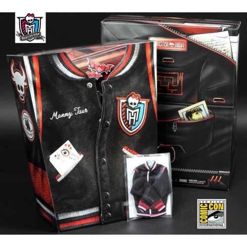 마텔 Mattel SDCC 2014 Exclusive Monster High Manny Taur & Iris Clops 2-Pack with Bonus Letterman Jacket