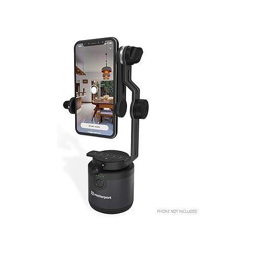  Matterport Axis Gimbal Stabilizer - Motorized Rotating Mount for Professional 3D Virtual Tour 360 Photo Scans with Portable and Foldable Tripod