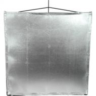 Matthews RoadFlag Fabric, Silver Lame - 48x48