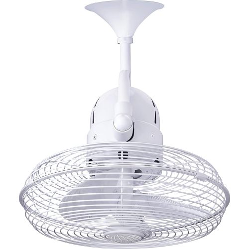  Matthews Fan Company Matthews KC WH Kaye 13 Outdoor Wall Fan with Wall Control, Gloss White