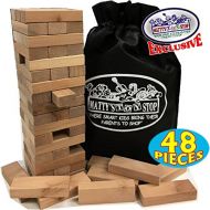 [아마존베스트]Wooden Tower Deluxe Stacking Game with Exclusive Mattys Toy Stop Storage Bag