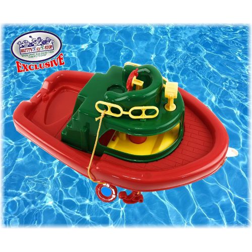  Mattys Toy Stop Deluxe (17) Large Plastic Boat, Perfect for Bath, Pool, Beach Etc. (17 Long x 10 Wide x 8.5 Tall)