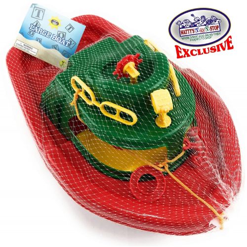  Mattys Toy Stop Deluxe (17) Large Plastic Boat, Perfect for Bath, Pool, Beach Etc. (17 Long x 10 Wide x 8.5 Tall)