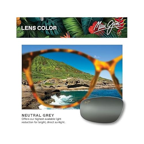 Maui Jim Ohai Rectangular Sunglasses