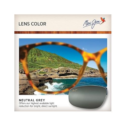  Maui Jim Men's and Women's Aki Aki Polarized Rimless Sunglasses