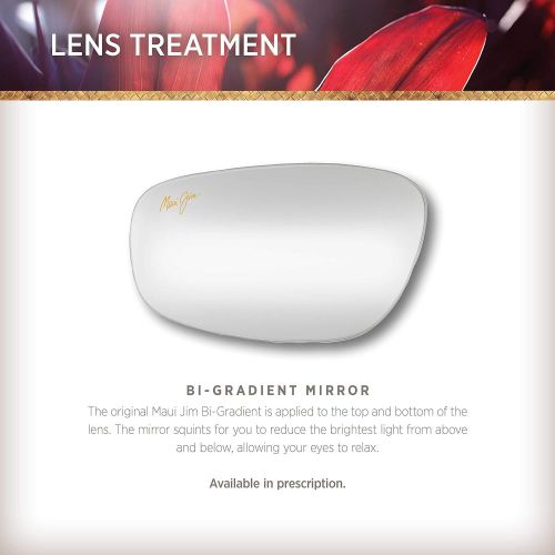  Maui Jim Sunglasses | Hookipa 407 | Rimless Frame, Polarized Lenses, with Patented PolarizedPlus2 Lens Technology