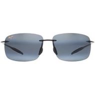 Maui Jim Sunglasses | Breakwall 422 | Rimless Frame, Polarized Lenses, with Patented PolarizedPlus2 Lens Technology