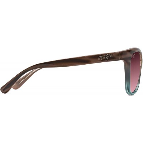  Maui Jim Sunglasses | Womens | Starfish RS744-22B | Sandstone with Blue Fashion Frame, Polarized Maui Rose Lenses, with Patented PolarizedPlus2 Lens Technology