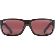 Maui Jim WASSUP Gloss Black  Maui Rose Sunglasses 61mm