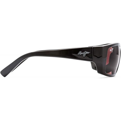  Maui Jim WASSUP Gloss Black  Maui Rose Sunglasses 61mm