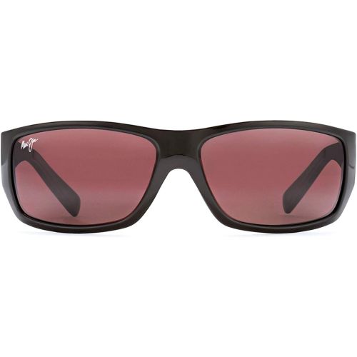  Maui Jim WASSUP Gloss Black  Maui Rose Sunglasses 61mm