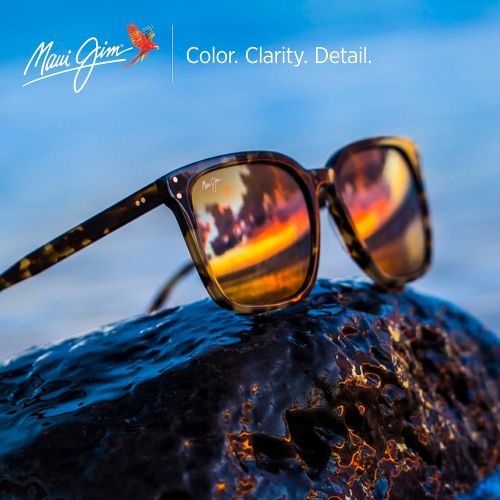  Maui Jim Waterman Polarized Matte Black Wrap Frame Sunglasses, Titanium, with Patented PolarizedPlus2 Lens Technology