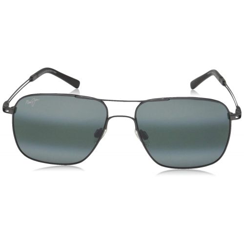  Maui Jim Sunglasses | Haliewa B328 | Aviator Frame, Polarized Lenses, with Patented PolarizedPlus2 Lens Technology