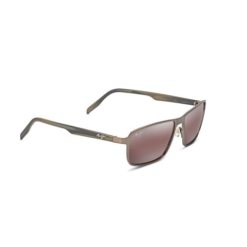  Maui Jim Sunglasses | Glass Beach 748 | Rectangular Frame, Polarized Lenses, with Patented PolarizedPlus2 Lens Technology