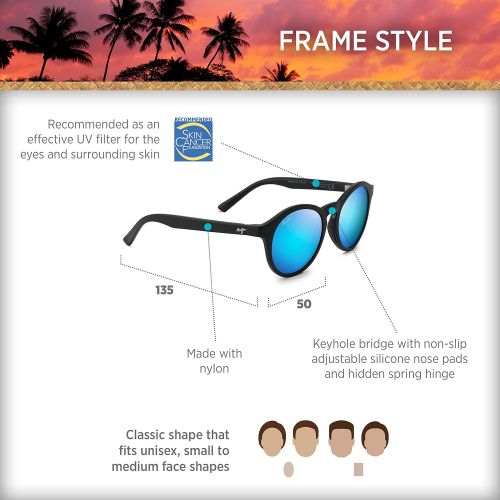  Maui Jim Pineapple Classic Frame Sunglasses