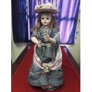 /MaurascollectiblesUS BRU JNE 14 J.M. Doll 30 Tall Reproduction Doll.