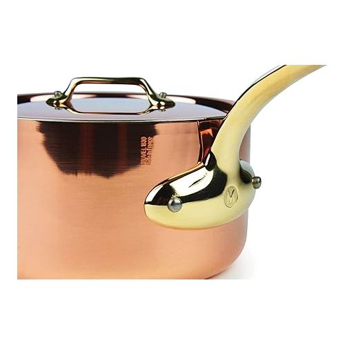  Mauviel M'200B 12-pc Copper Cookware Set, 2.0mm with Bronze Handles