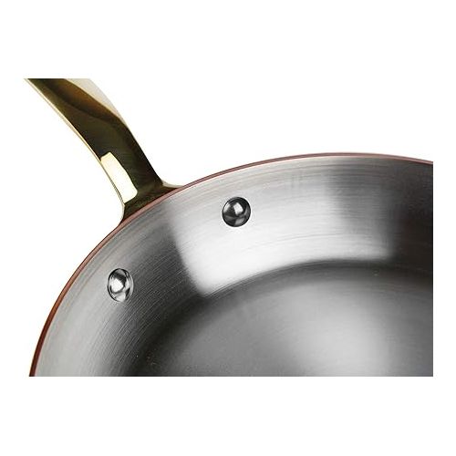  Mauviel M'200B 12-pc Copper Cookware Set, 2.0mm with Bronze Handles