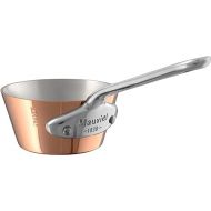 Mauviel M'Heritage 150 S 1.5mm Polished Copper & Stainless Steel Mini Splayed Saute Pan With Cast Stainless Steel Handles, 3.54-in, Made In France