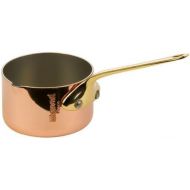 Mauviel1830 Mauviel M'Minis Copper Saucepan with Lip with Brass Handle 5cm, Orange