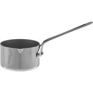 Mauviel M'Minis 1 mm Stainless Steel Mini Sauce Pan With Pouring Edge, 1.9-in, Made in France