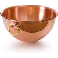 Mauviel M'Passion Copper Egg White Beating Bowl With Ring, 5-qt, Made in France