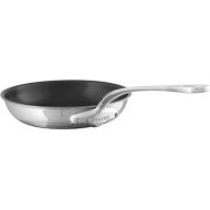 Mauviel M'Cook 5-Ply Polished Stainless Steel Nonstick Frying Pan With Cast Stainless Steel Handle, 11.8-in, Made In France