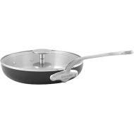 Mauviel M'Stone 3 Hard Anodized Nonstick Frying Pan With Glass Lid, And With Cast Stainless Steel Handles, 11.8-in, Made In France