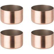Mauviel M' Passion Mini Copper Souffle Mold, Stainless Steel Interior, Set of 4