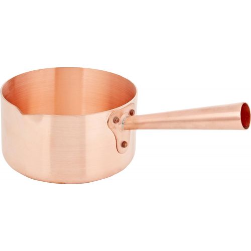  Mauviel Made In France MPassion 2194.18 Copper 2-1/2-Quart Sugar Saucepan with Copper Handle: Kitchen & Dining