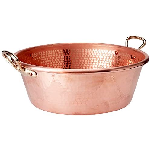  Mauviel Made In France MPassion 2193.40 Copper 15-Quart Jam Pan with Bronze Handles: Jam Pot Copper: Kitchen & Dining