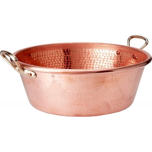  Mauviel Made In France MPassion 2193.40 Copper 15-Quart Jam Pan with Bronze Handles: Jam Pot Copper: Kitchen & Dining