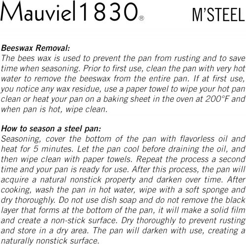  Mauviel Msteel Crepe Pan, 8 Inch