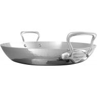 Mauviel MElite Paella pan, 13.8, Stainless